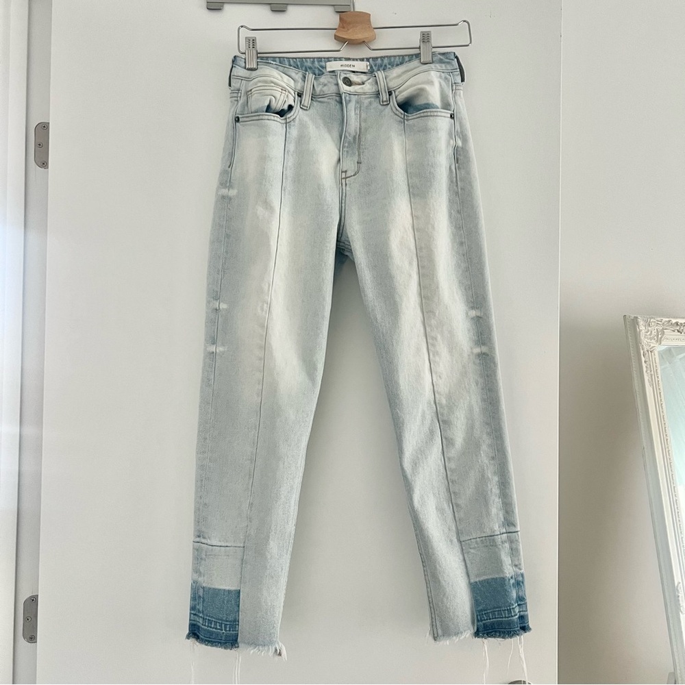 HIDDEN JEANS Light Wash Patchwork Jeans Size 27